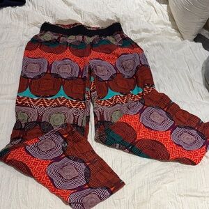 Anthropologie Marve Textured Pants in multi color